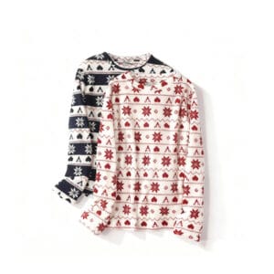 Coral fleece Christmas pajama set