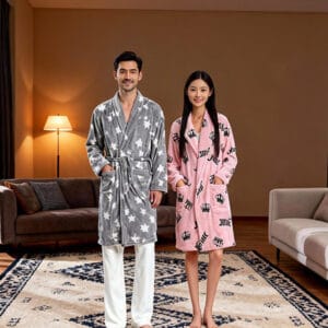 Unisex coral fleece pajamas