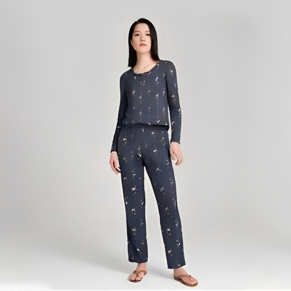 Women's printed pajama set
