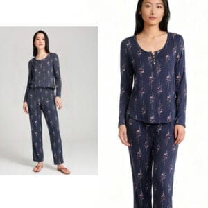 Women's Lace Pajama Set
