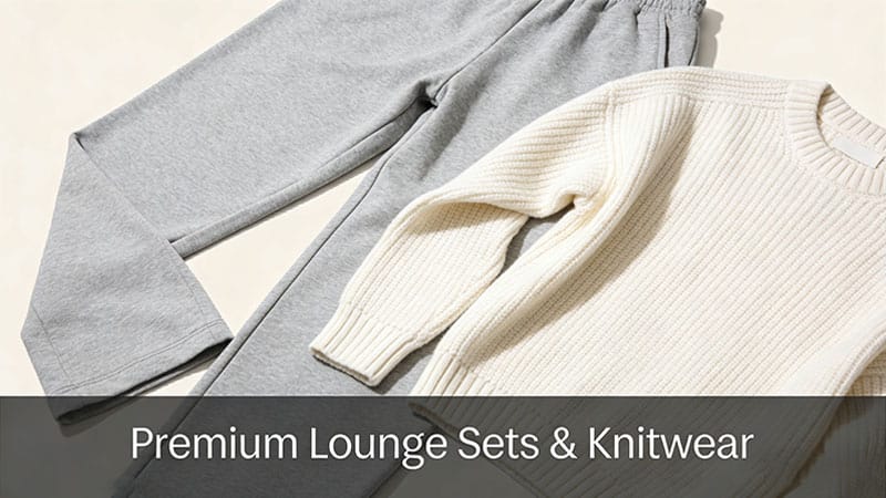 Lounge Sets and Premium Knitwear