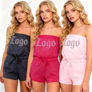 Strapless Jumpsuit Set